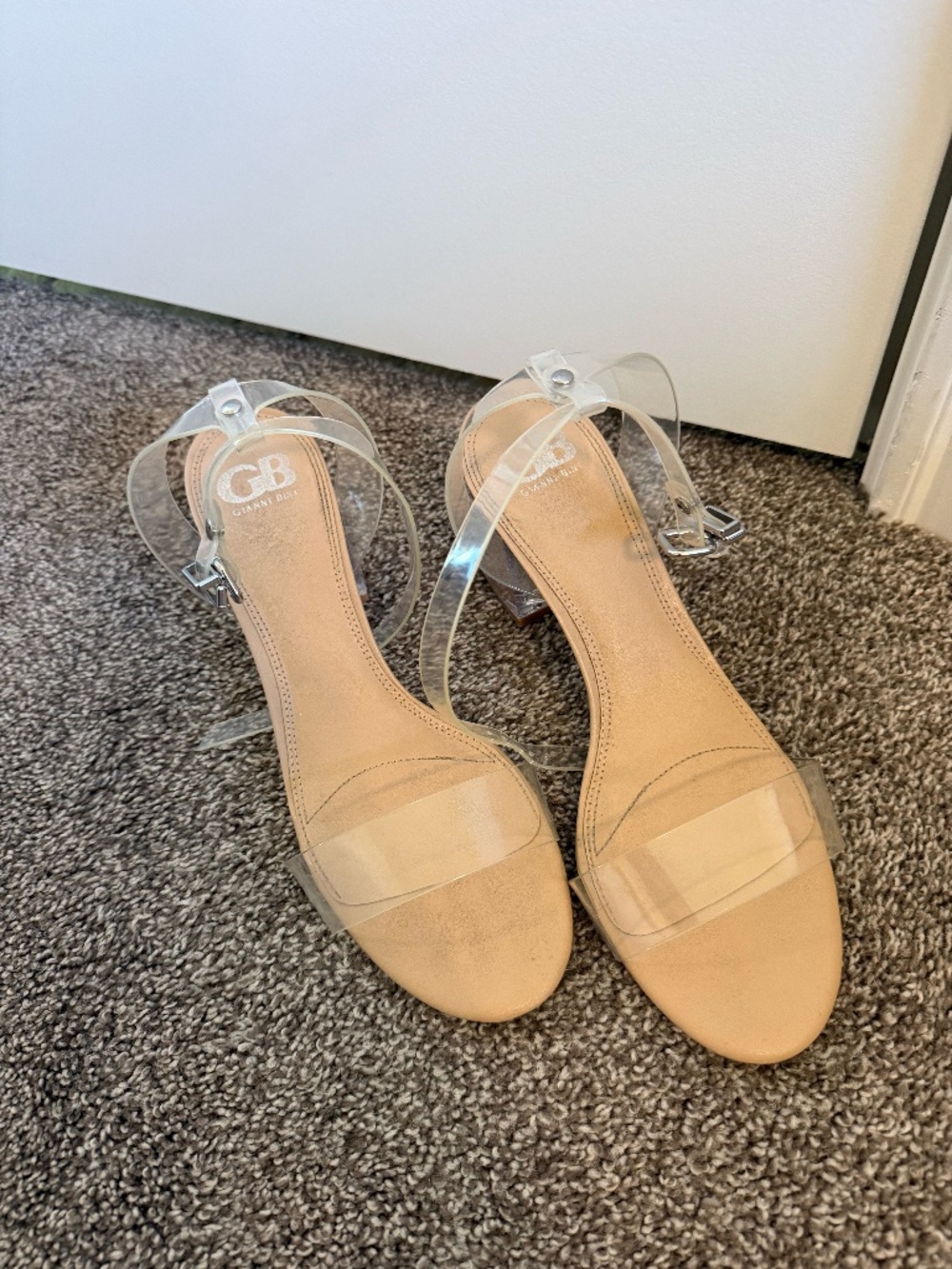 Clear Low Heels